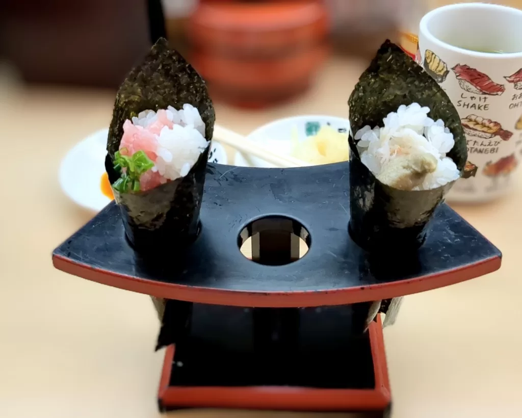 うまい鮨勘の手巻き寿司